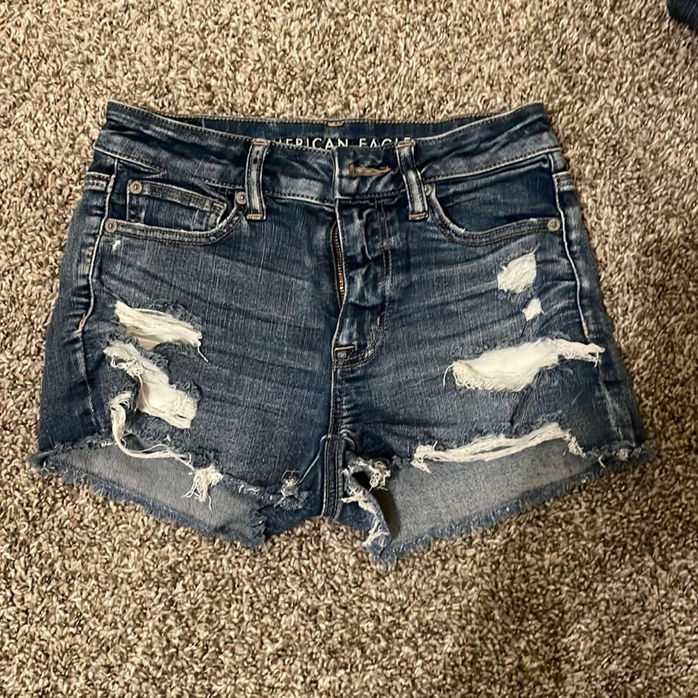 American eagle jean shorts